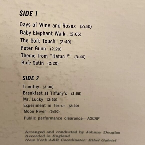 Living Strings Play Henry Mancini (Vinyl, 1963) RCA Camden CAL 736 VG LP Record - Picture 4 of 9